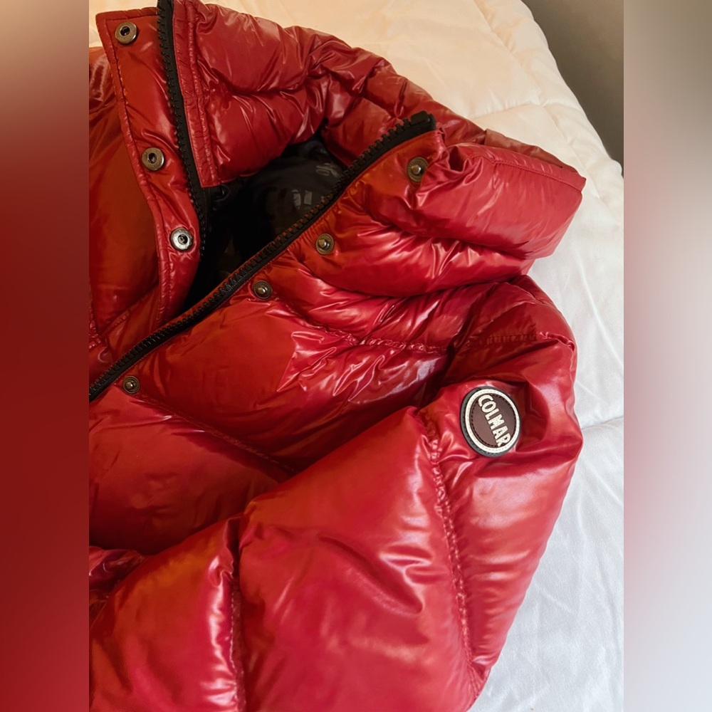 Colmar Lacquered-Effect Down Jacket With High Col… - image 3